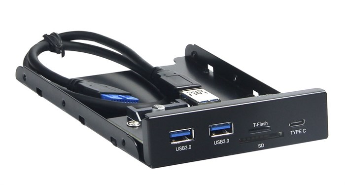 Планка  Gembird FP3.5-USB3-2A1C-CR 1083215