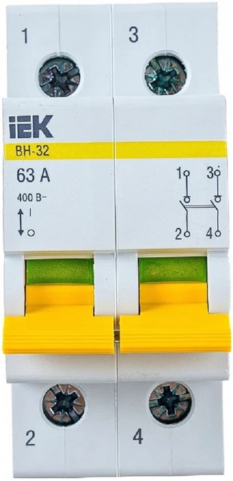 Выключатель нагрузки IEK MNV10-2-063 502305
