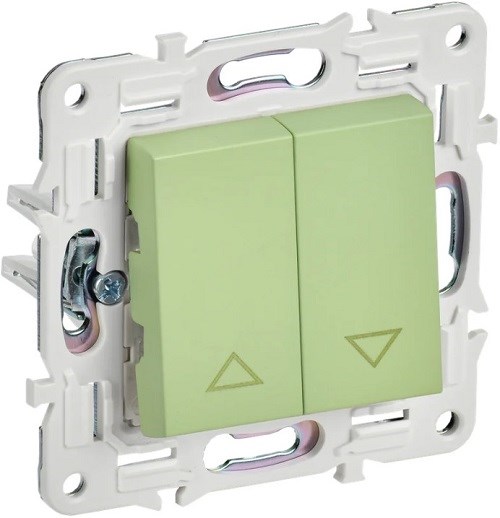 Выключатель двухклавишный для жалюзи IEK SK-V15-0-10-K06 1157315