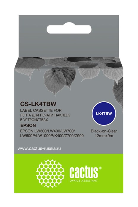 Картридж ленточный Cactus CS-LK4TBW 1017208
