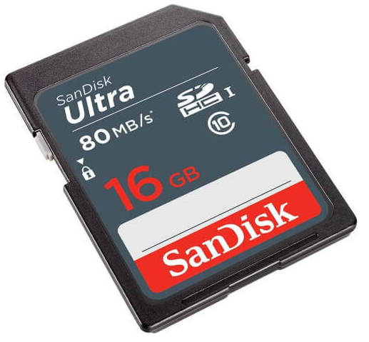 Карта памяти SDHC 16GB SanDisk Ultra 1026822