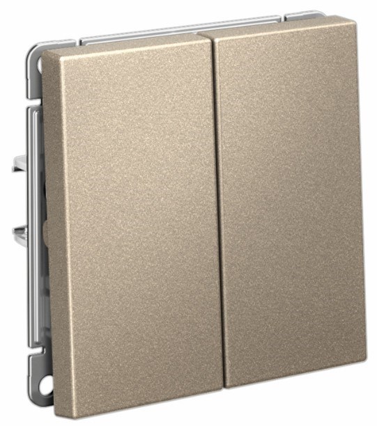 Выключатель двухклавишный  Systeme Electric GAL000551S 1226306