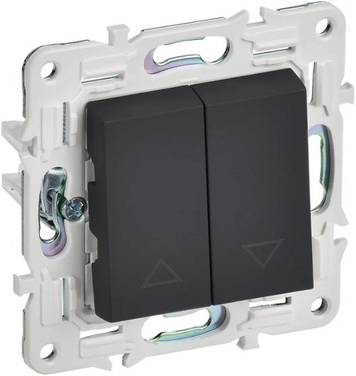 Выключатель двухклавишный для жалюзи IEK SK-V15-0-10-K53 1157967