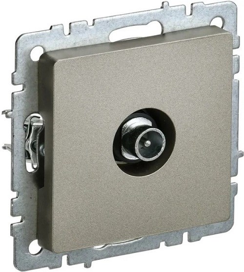 Розетка телевизионная проходная  IEK BR-A10-P-K37 1157518