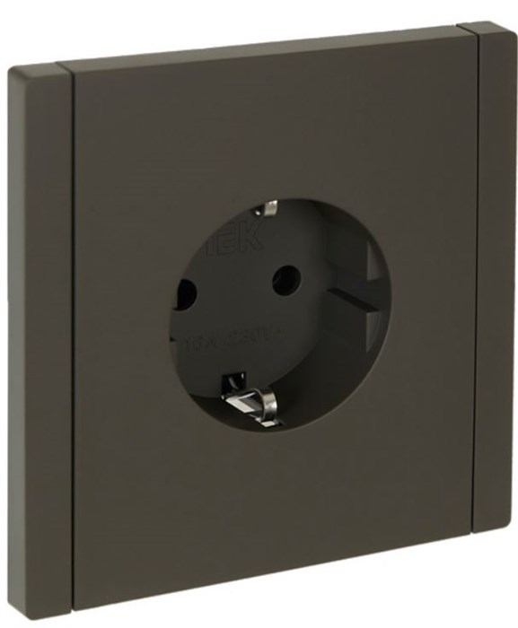 Розетка с заземлением  IEK FP-R14-16-1-K03 1158252