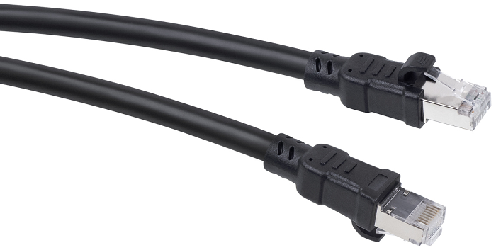 Кабель патч-корд F/UTP 6A кат. 0.5м Cabeus PC-ARM-FTP-RJ45-Cat.6a-0.5m-PE 800943