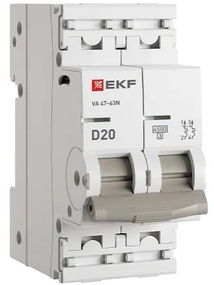 Автоматический выключатель  EKF M634220D 1129876