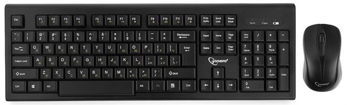 Клавиатура и мышь Wireless Gembird KBS-8002 607979