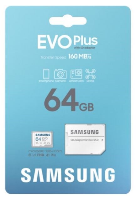 Карта памяти MicroSDXC 64GB Samsung MB-MC64SA/CN 1125117