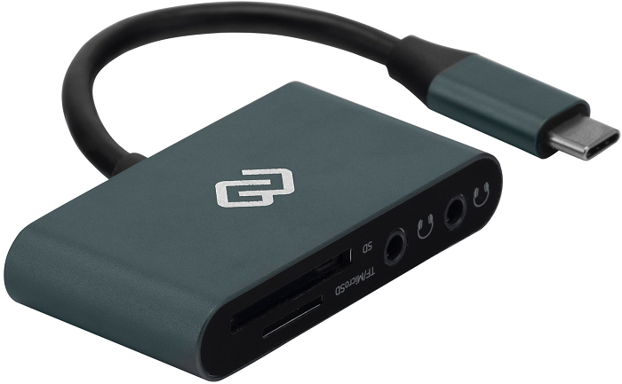 Карт-ридер  Digma CR-СA2512-G 883700