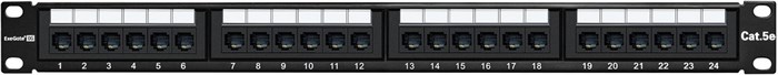 Патч-панель  Exegate EPP3-19-24-8P8C-C5e-110D 1023088