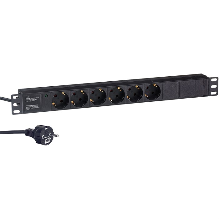 Блок розеток  Exegate ServerPro PDU-19H602 Al-6S-EU2CU 1041305