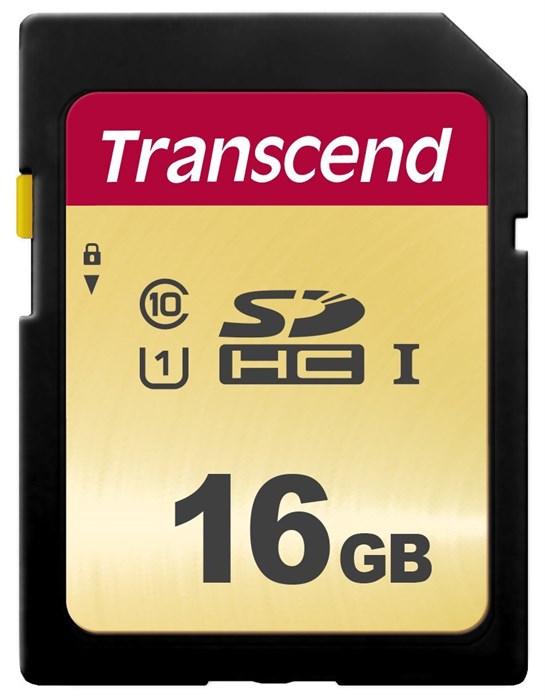Карта памяти SDHC 16GB Transcend TS16GSDC500S 631795