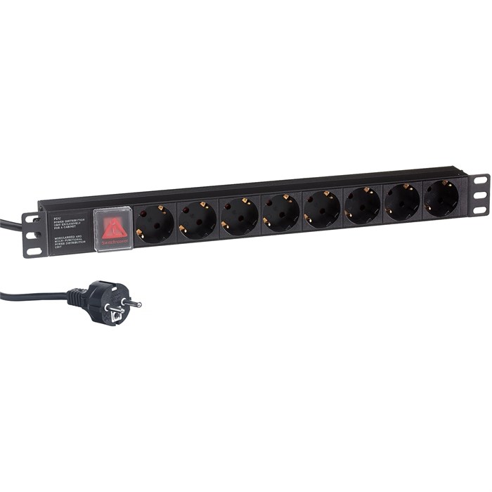 Блок розеток  Exegate ServerPro PDU-19H803 Al-8S-EU2CU-SW 1041319