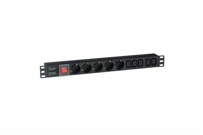 Блок розеток  Exegate ServerPro PDU-19H008 Al-5C135S-C14-SW 1041297