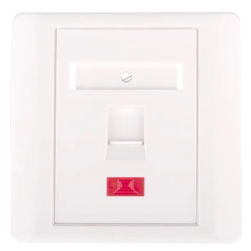 Панель лицевая  Netlan EC-FP-1KJ-WT-10 1230780