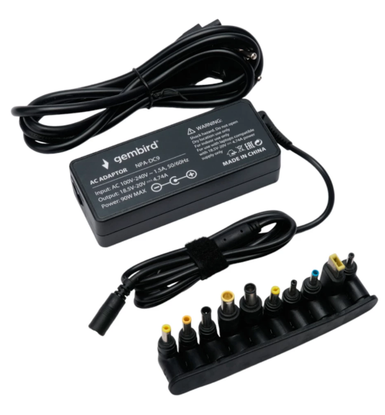 Блок питания для ноутбука универсальный Gembird NPA-DC9 1124059