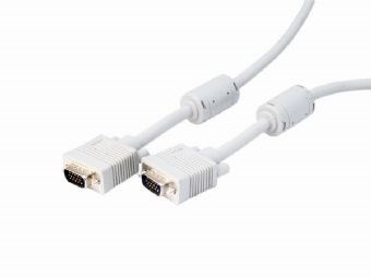 Кабель интерфейсный VGA-VGA Cablexpert 15M/15M 190784