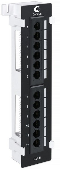 Патч-панель  Cabeus PL-12-Cat.6-WL-Dual IDC 584750
