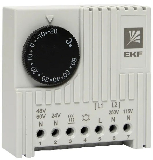 Термостат  EKF thermo-no-nc-din 1131738