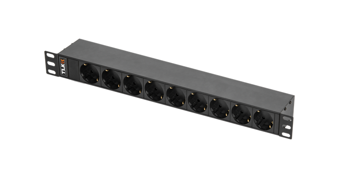 Блок розеток 19", 9 розеток TLK TLK-RSC09-MF-01-BK 596185