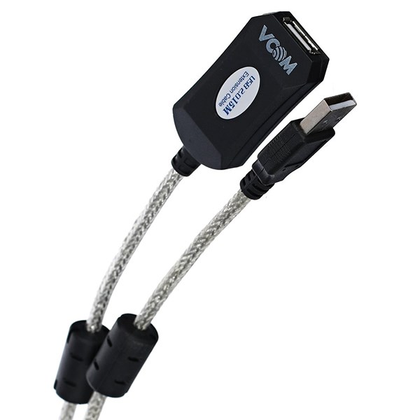 Кабель интерфейсный USB 2.0 удлинитель VCOM VUS7049-15M 884365