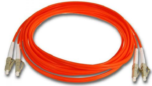 Кабель патч-корд волоконно-оптический Vimcom LC-LC duplex 50/125 0.12m 744413