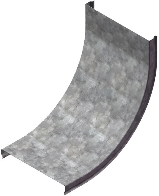 Крышка на угол верт. внутренний 90°  Ostec КУВНТП90-300-0,7-R100-СЦ 914860