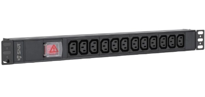 Блок розеток  SNR SNR-PDU-12A-C14-0-MS10L1 1180094