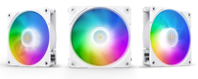 Вентилятор для корпуса JONSBO ZF-120(3 in 1) White 1016860