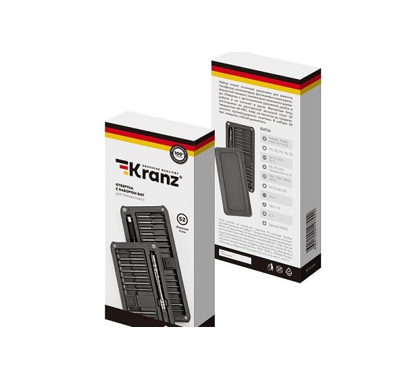 Набор отверток KRANZ KR-12-4791 884676