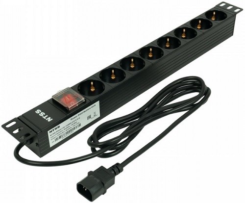 Блок розеток 19", 8 розеток NTSS NTSS-PDU-DA1017 1174140