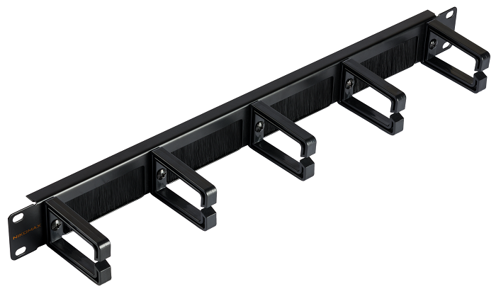 Кабельный организатор  NikoMax NMC-OP530HB-1U-BK-2 817420