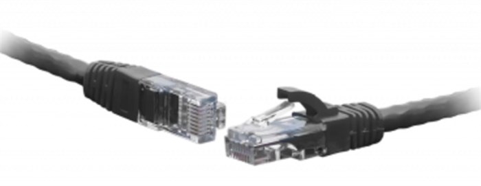 Кабель патч-корд U/UTP 5e кат. 10м SNR SNR-UU4-5E-100-LST-BK 1180224