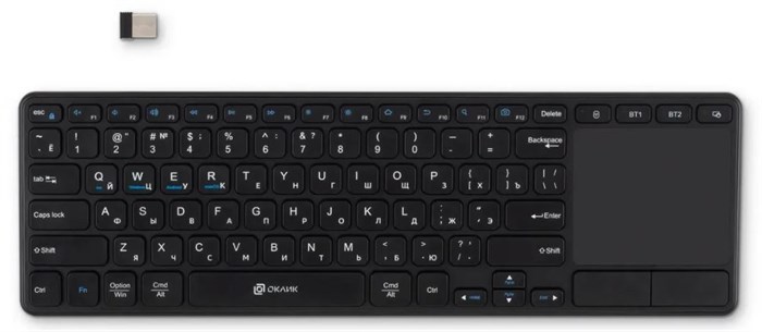 Клавиатура Wireless Oklick K614W 1091201