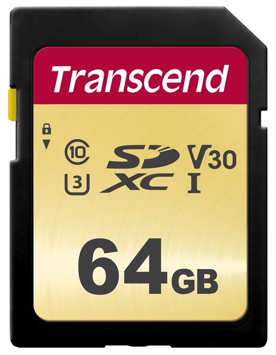Карта памяти SDXC 64GB Transcend TS64GSDC500S 631791