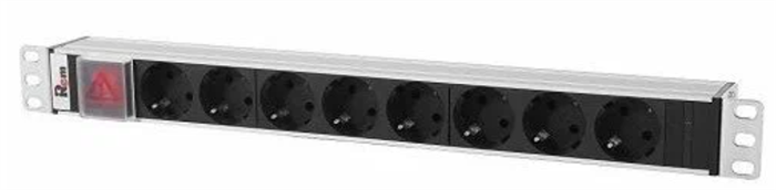 Блок розеток 19", 8 розеток ЦМО R-10-8S-V-440-1.8 901295