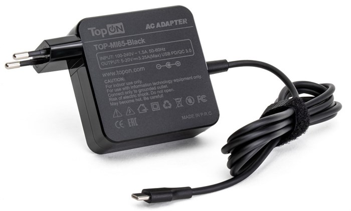 Блок питания  TopOn TOP-MI65-Black 1042660