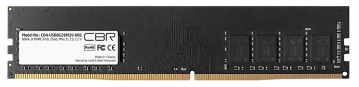 Модуль памяти DDR4 8GB CBR CD4-US08G26M19-00S 1001652