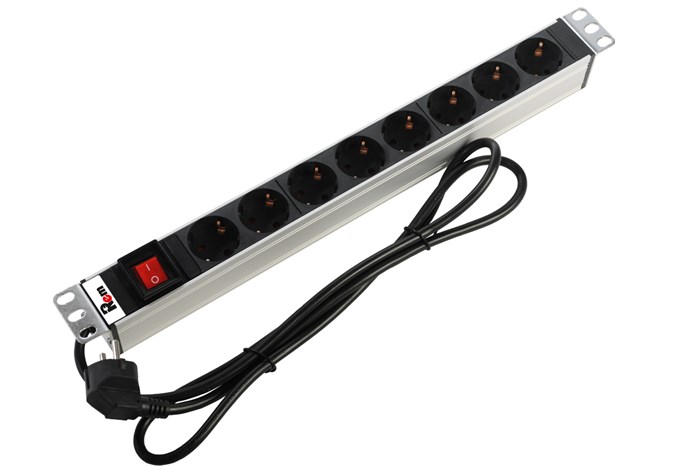 Блок розеток 19", 8 розеток ЦМО R-16-8S-V-440-3 419338