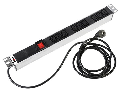 Блок розеток 19", 9 розеток ЦМО R-16-9C13-V-440-1.8 650649