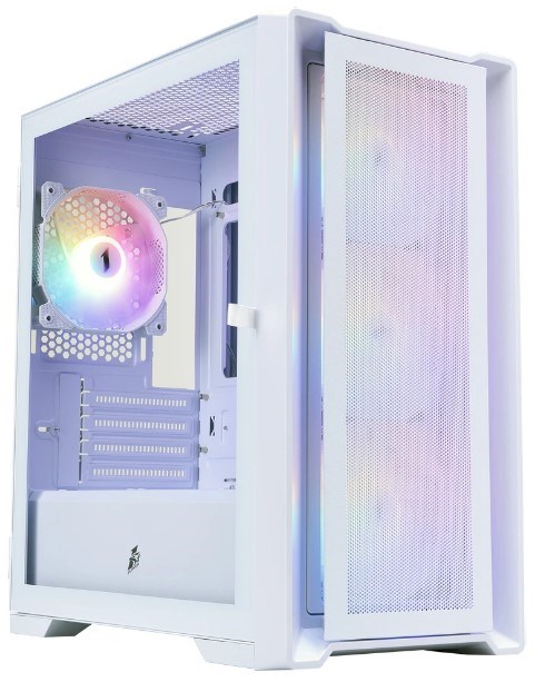 Корпус mATX 1STPLAYER TRILOBITE T4-G GLASS FRGB White 1227677