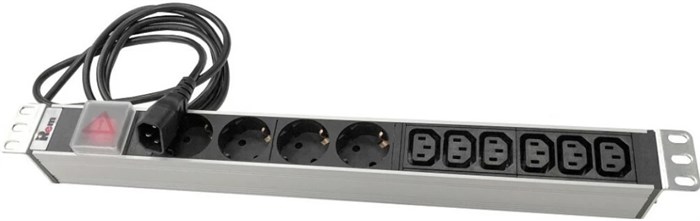 Блок розеток 19", 10 розеток ЦМО R-10-4S-6C13-V-440-1.8 971894