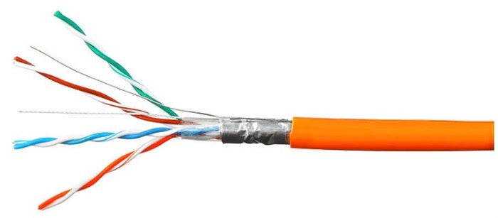 Кабель витая пара F/UTP 5e кат. 4 пары Cablexpert FPC-5051E-LSZH-4-CU/100 1140108