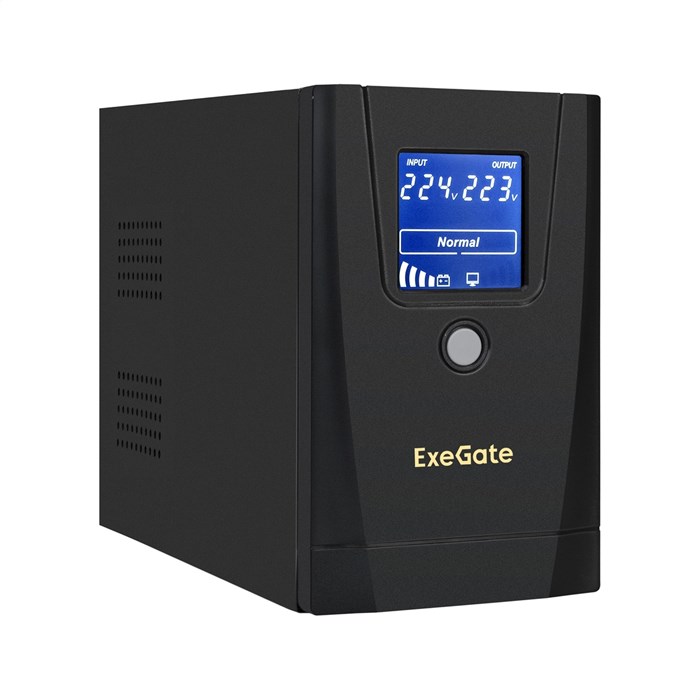 Источник бесперебойного питания  Exegate SpecialPro Smart LLB-1000.LCD.AVR.1SH.2C13 1041378