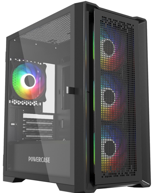 Корпус mATX Powercase ByteFlow Micro Black 1088516
