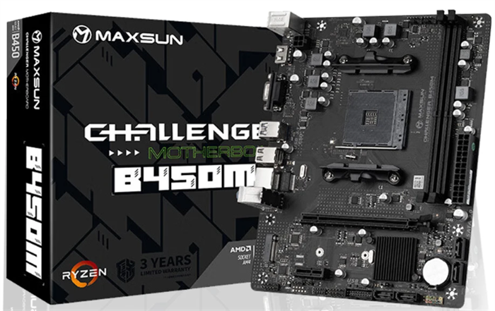 Материнская плата mATX MAXSUN Challenger B450M 1049884