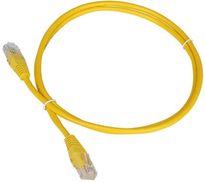 Кабель патч-корд U/UTP 5e кат. 15м TWT TWT-45-45-15-YL 618527