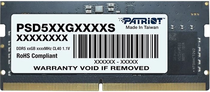 Модуль памяти SODIMM DDR5 16GB Patriot Memory PSD516G520081S 1121969
