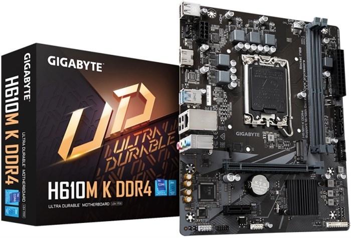 Материнская плата mATX GIGABYTE H610M K DDR4 1106263